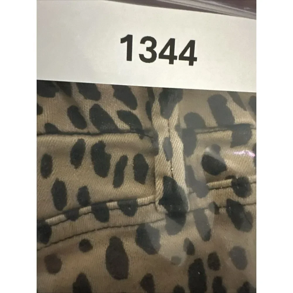 Good American Jeans Size 4 27 Good Waist‎  High Rise Skinny Leopard Print - Picture 10 of 10